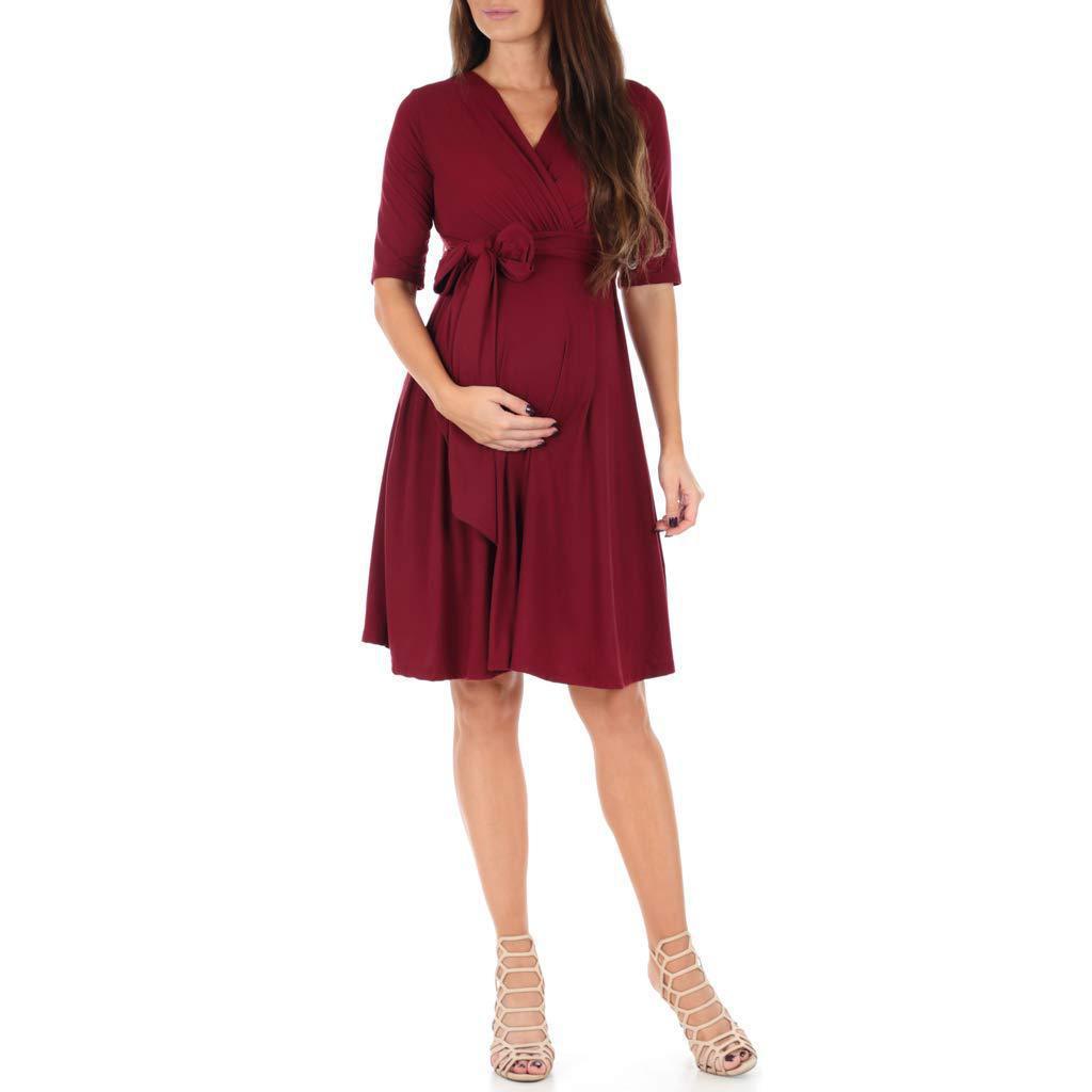 Women's Nursing Clothes Pregnant Women Dress