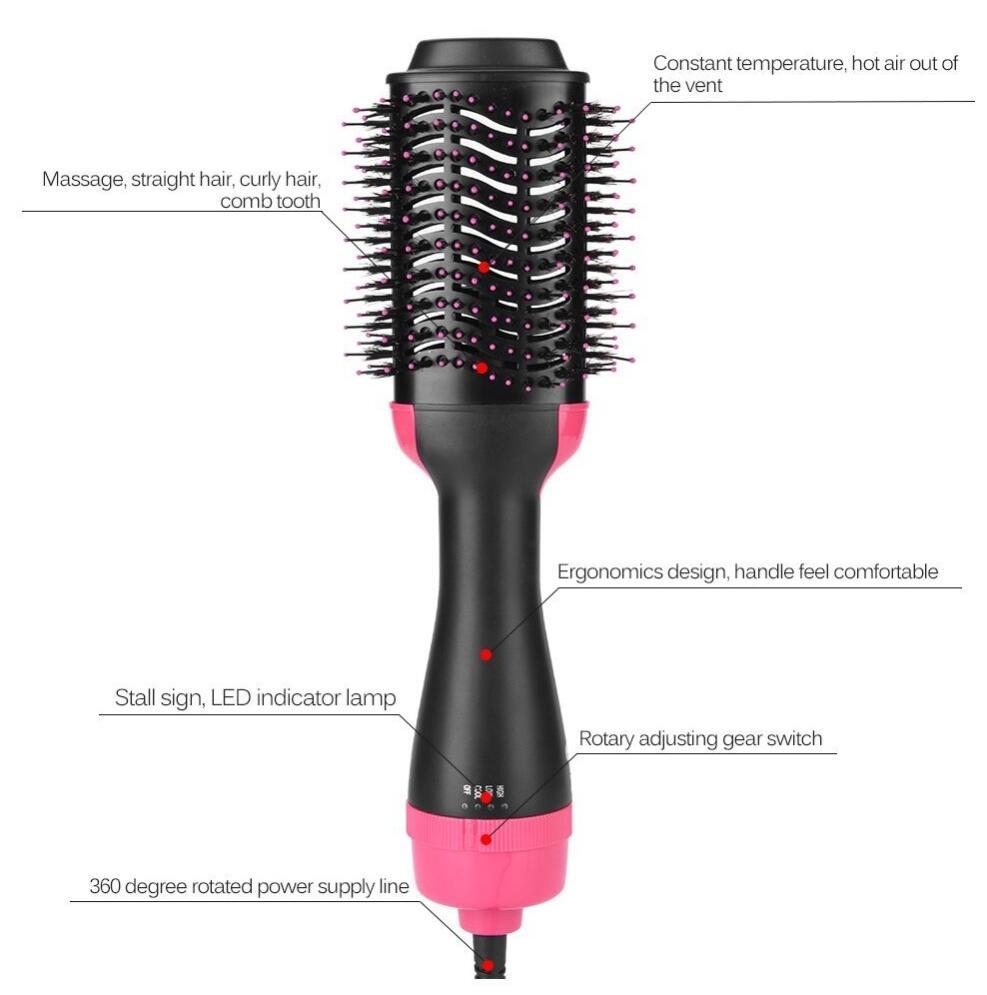 Hair Dryer Comb Multifunctional Comb Straightener Hair Curling