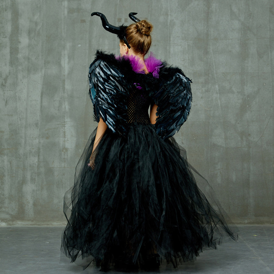 Halloween Children Dress Costume Maleficent