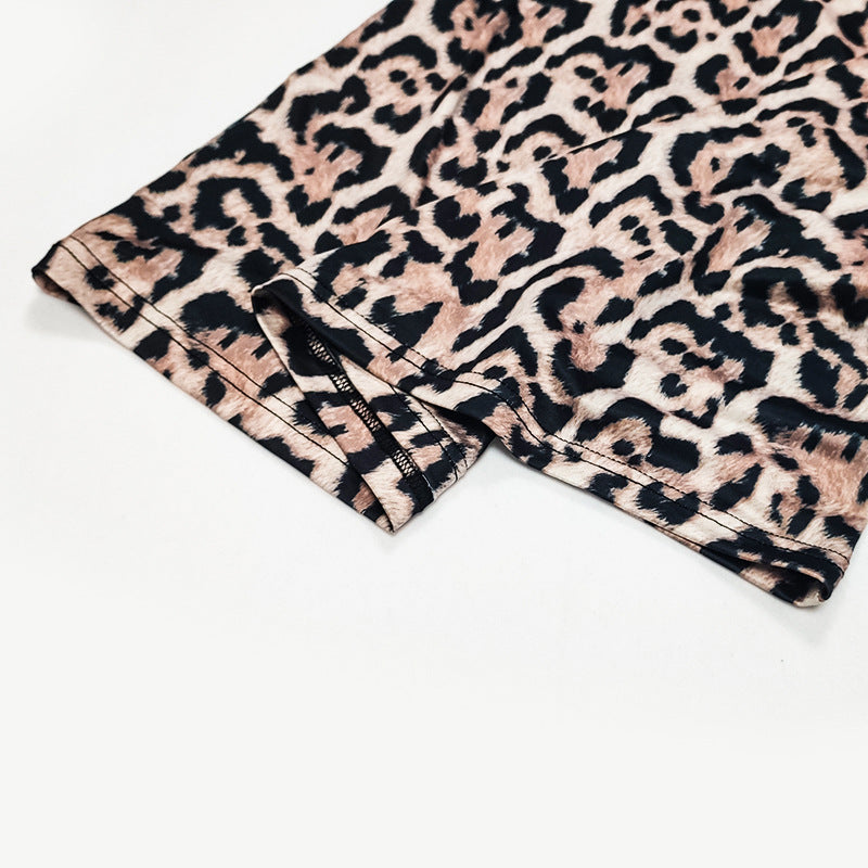 Leopard Print Camisole Dress