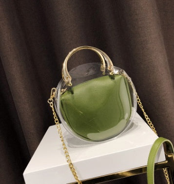 Bolso de mano con cadena Bolso de hombro Bolso transparente