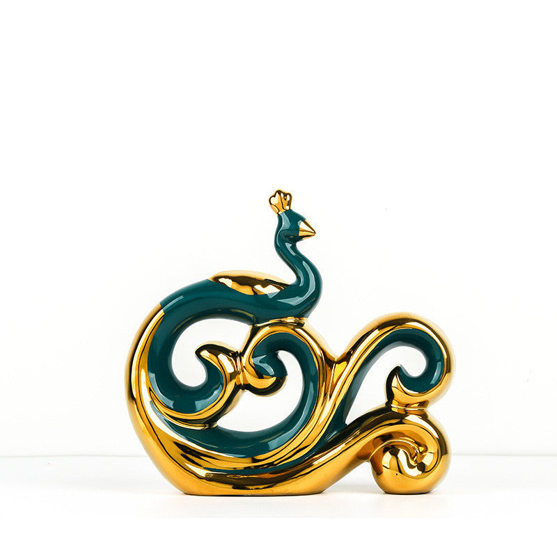 Creative Green Gold Home Decoration Ornament