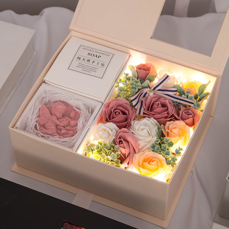 Creative Valentine's Day Gift Soap Rose Flower Gift Box