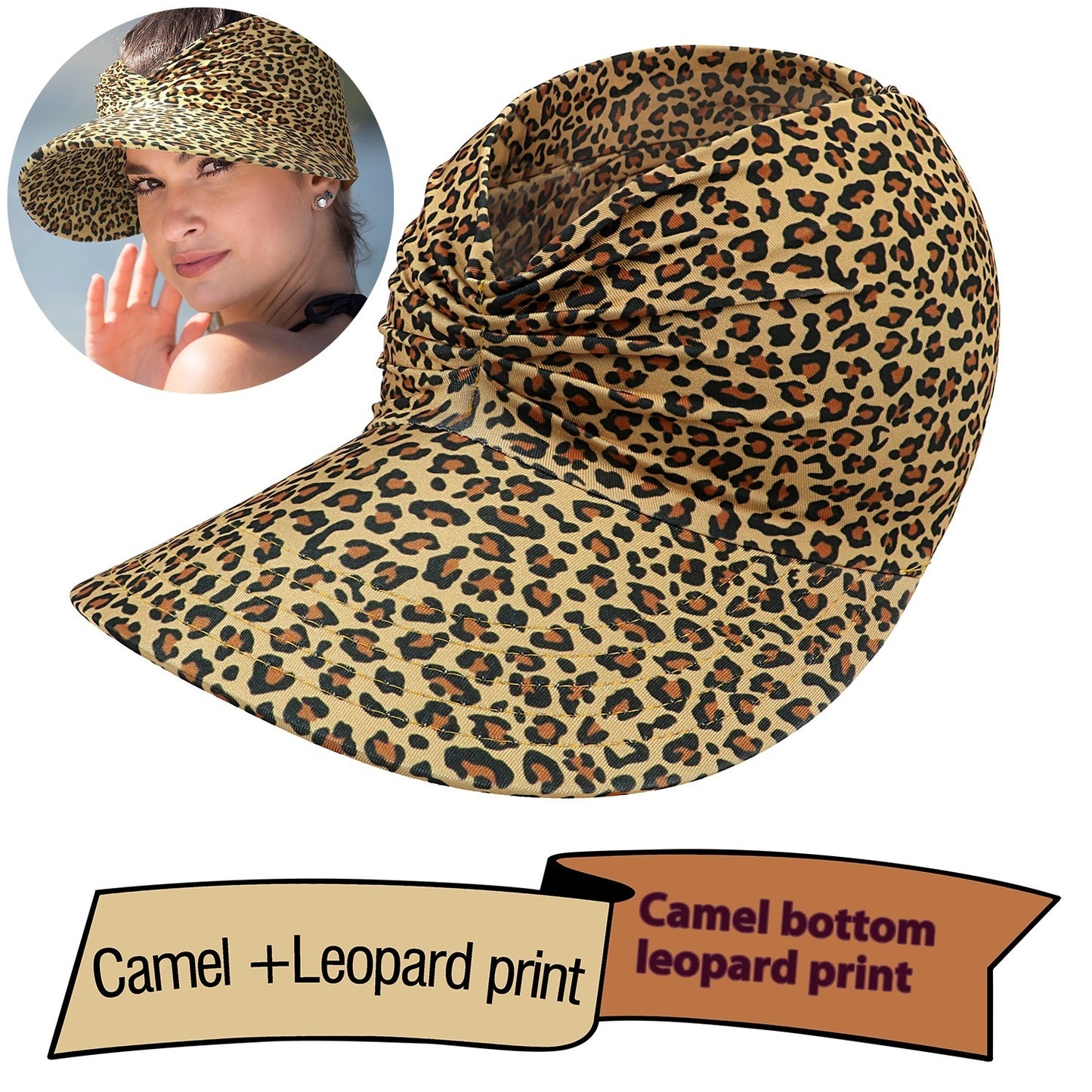 Printed Sun Hat Sun Protection UV Big Brim