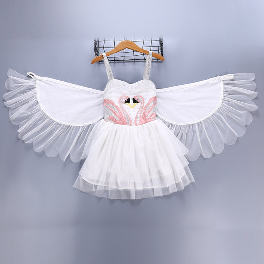 Angel Flamingo Princess dress