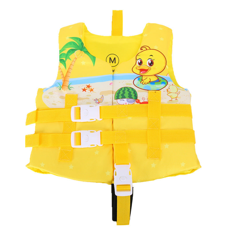 Kids Life Vest Floating Girls Jacket Boy Swimsuit Sunscreen Floating Power Swimming Pool Accessories for Drifting Boating