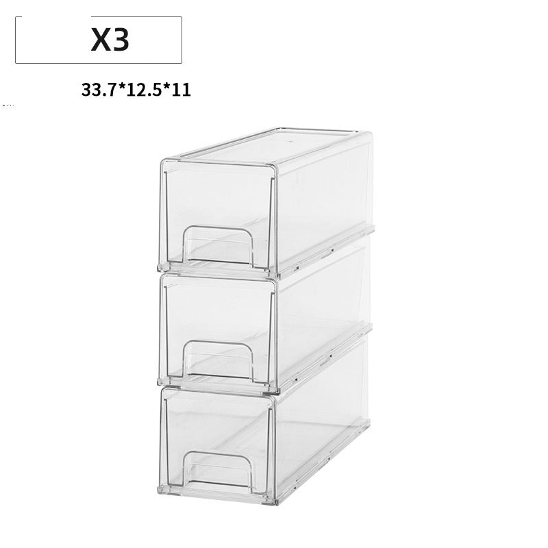 Refrigerator Fresh-keeping Freezer Storage Box Drawer Kitchen Storage Food Food Arrangement Storage Artifact Egg Box