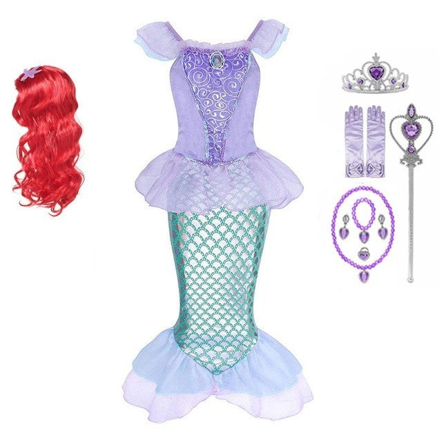 Ropa de sirena Ariel para Halloween