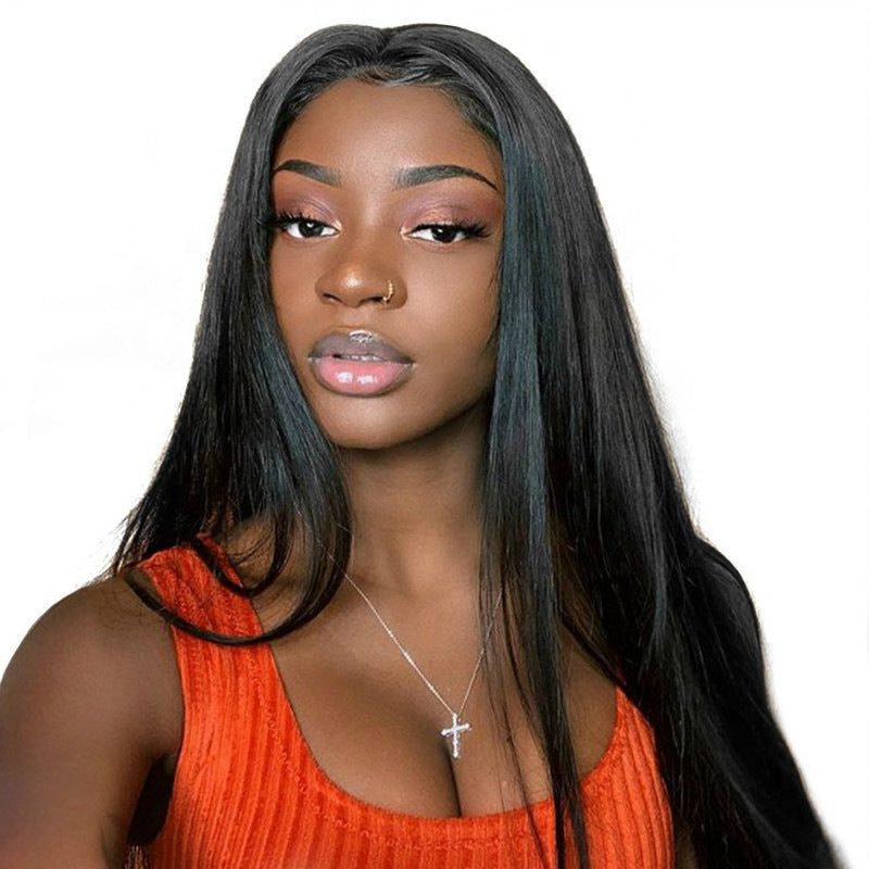 Wig Female Long Straight Hair Long Straight Wigs Africa Fashion Foreign Trade Chemical Fiber Headgear