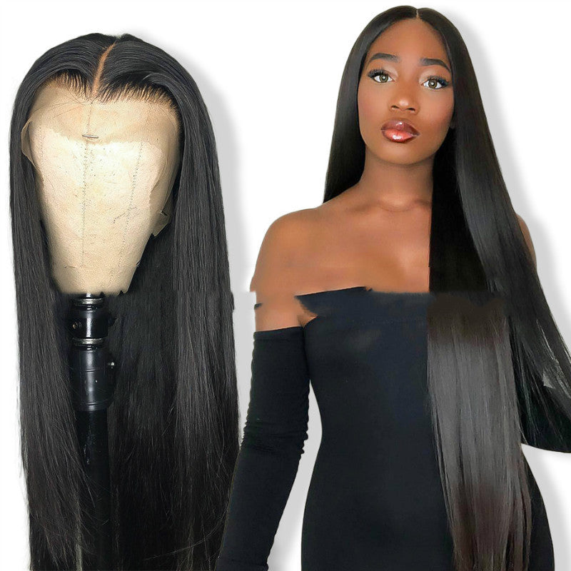 Wig Female Long Straight Hair Long Straight Wigs Africa Fashion Foreign Trade Chemical Fiber Headgear