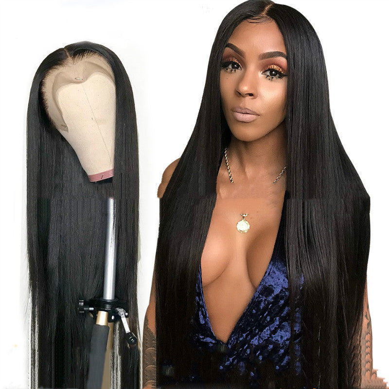 Wig Female Long Straight Hair Long Straight Wigs Africa Fashion Foreign Trade Chemical Fiber Headgear