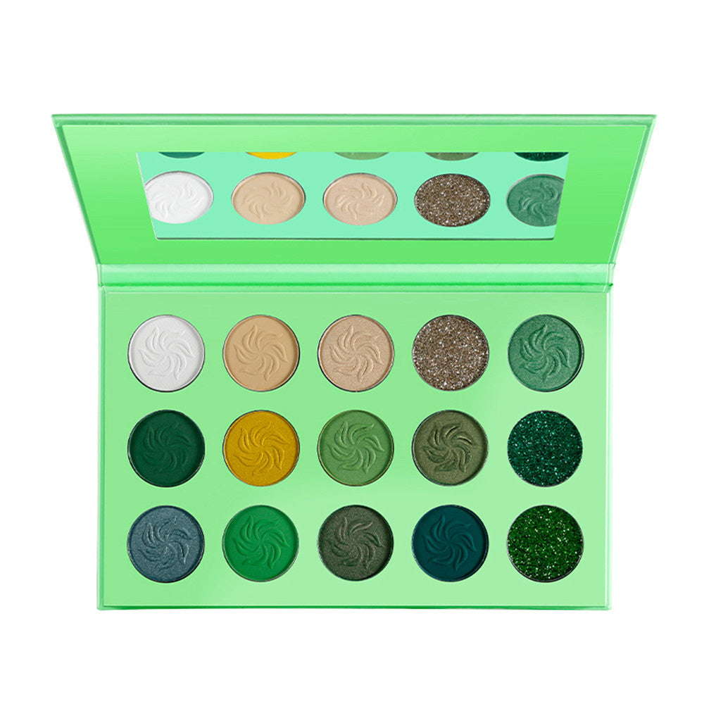 Earth Matte Pearlescent 15 Color Eyeshadow Palette