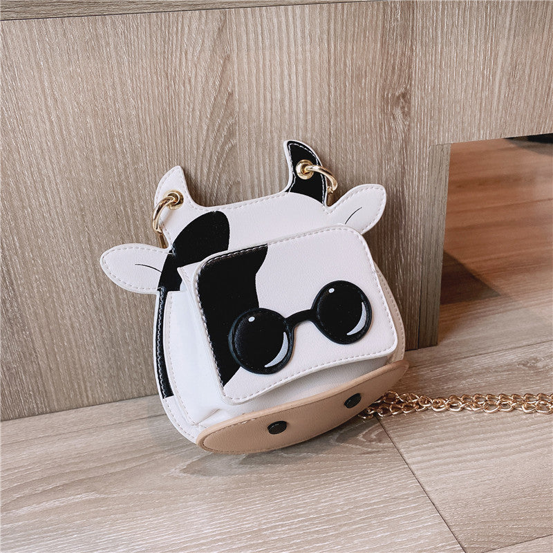 Mavericks Bag Fashion Chain Cartoon Shoulder Bag Korean Style Popular Messenger Cow Bag