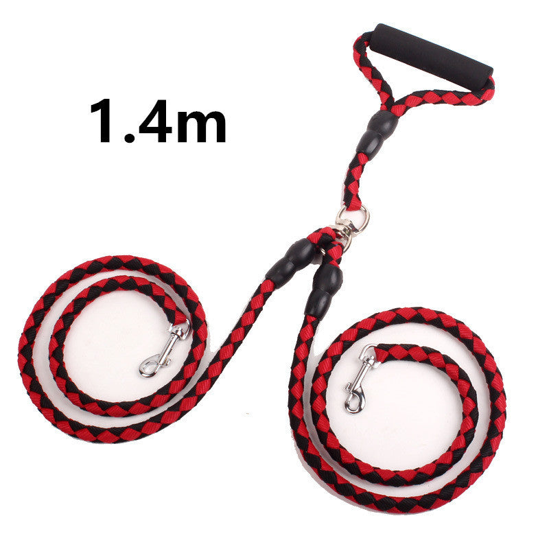 Dog Hand-Double-Ended Traction Rope Pet Supplies Dog Collar