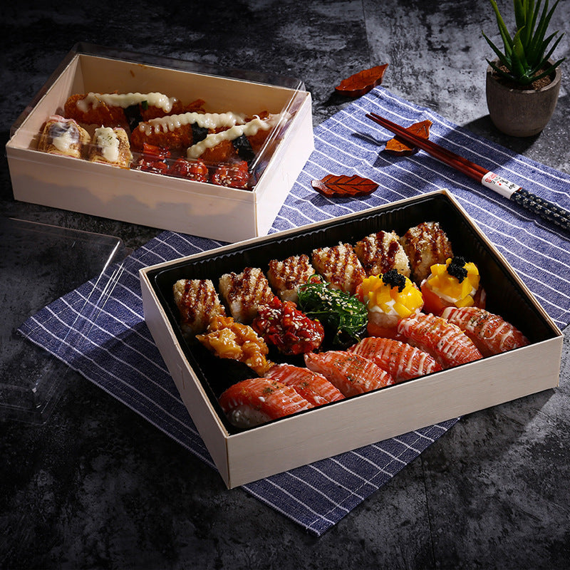 High-end Baked Sushi Takeaway Box Disposable