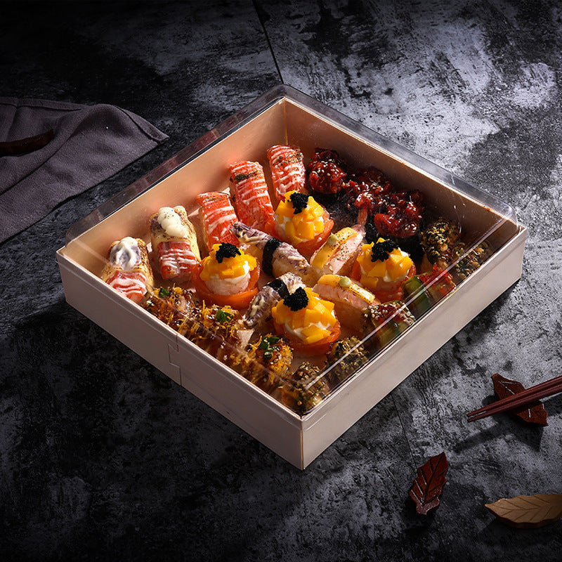 High-end Baked Sushi Takeaway Box Disposable