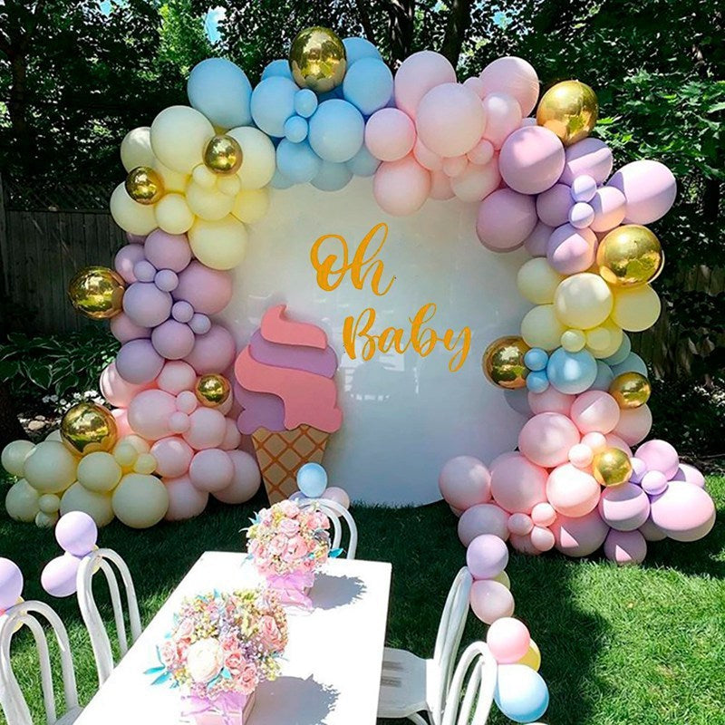 Wedding Balloon Chain Package Macaron Latex Balloon Set