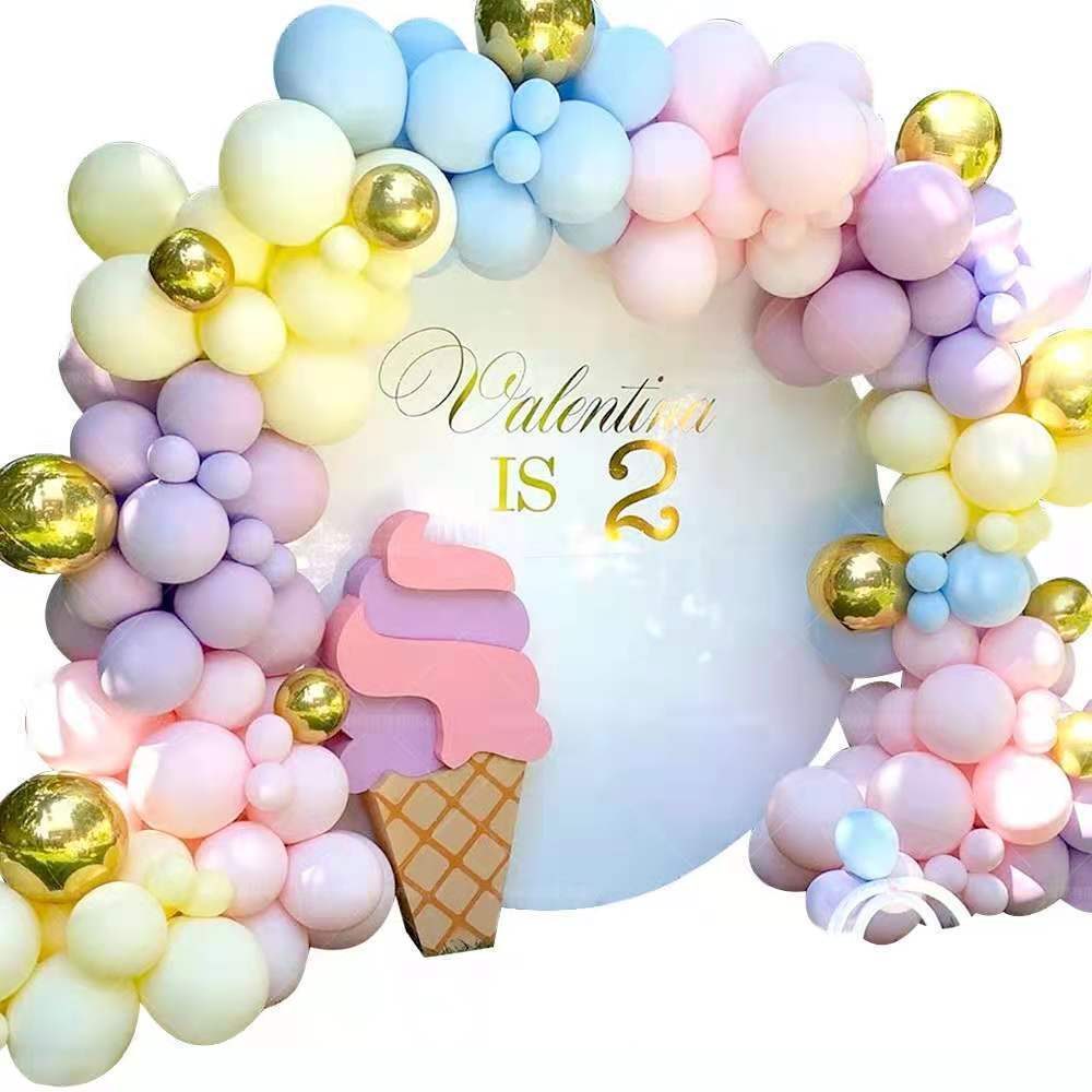 Wedding Balloon Chain Package Macaron Latex Balloon Set