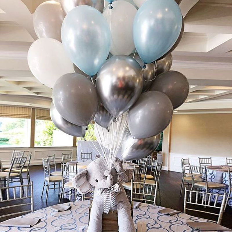 Blue Balloon Chain Set Graduation Party Birthday Scene Balloon Set Decoration Balloon Supplies