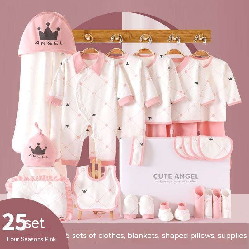 Clothes For Babies Pure Cotton Newborn Gift Box Suit