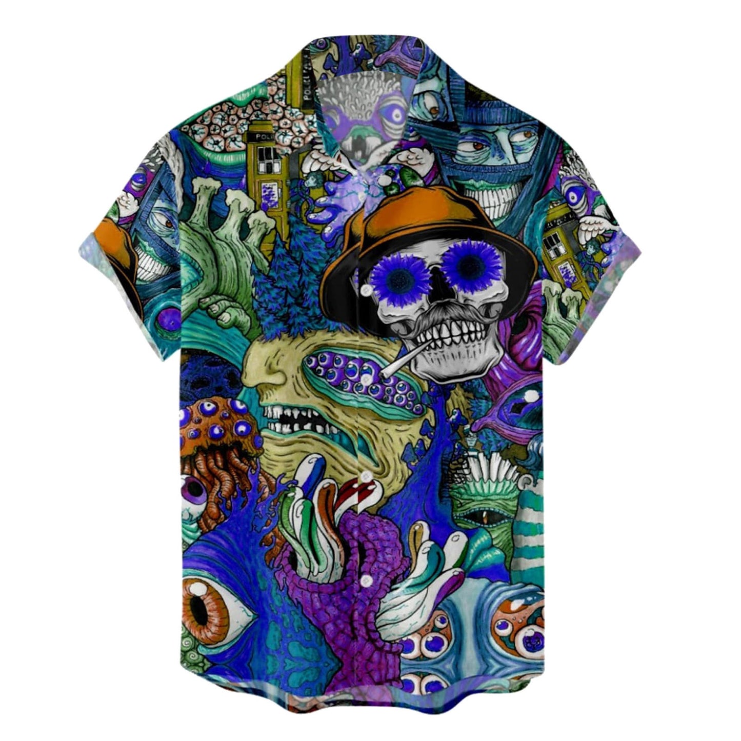 New Halloween Men's Printed Shirt