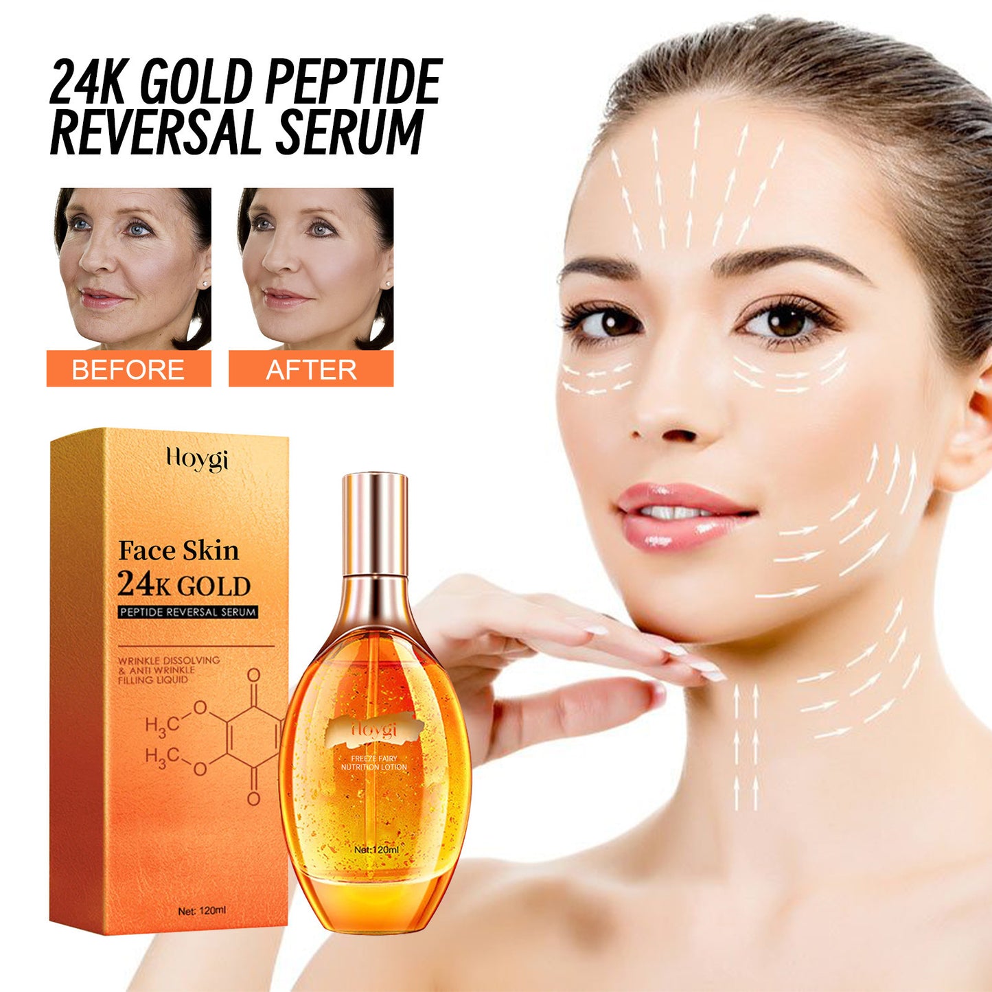 24K Gold Peptide Reverse Moisturizing Hoygi