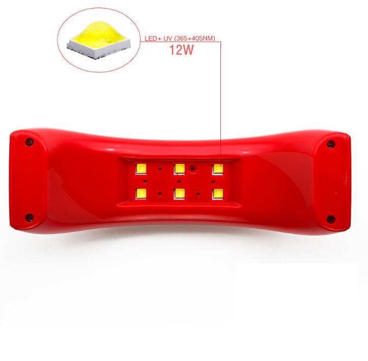 Lámpara LED para decoración de uñas, secador de Gel, lámpara para decoración de uñas, modelado de teléfono móvil, Gel UV de curado