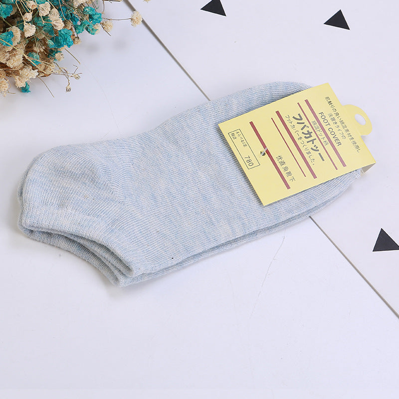 Solid color ladies socks