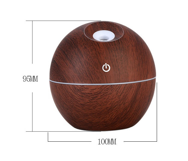 USB Aroma Essential Oil Ultrasonic Cold Steam Diffuser Air Humidifier Purifier 7 Color Change LED