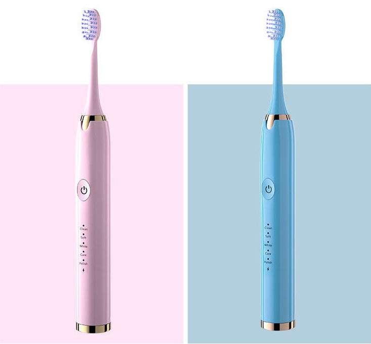 Household Rechargeable Soft Bristle Waterproof Electric Toothbrush