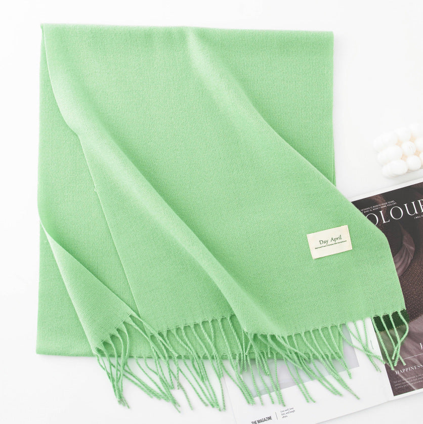 Artificial Cashmere Scarf Female Warm Shawl