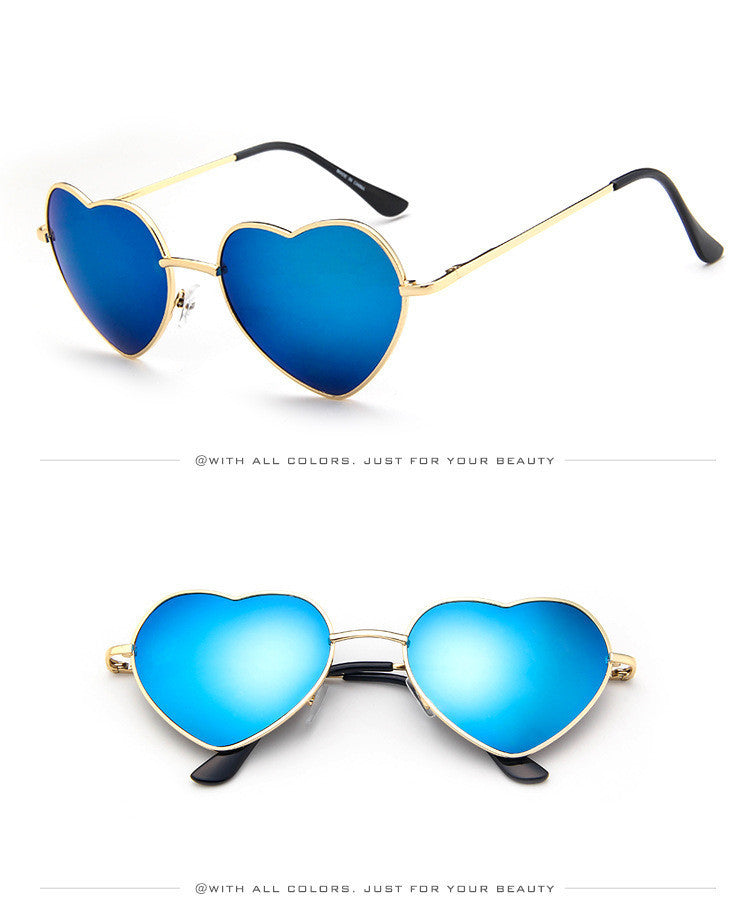 New Style Peach Heart Sunglasses Fashion Sunglasses