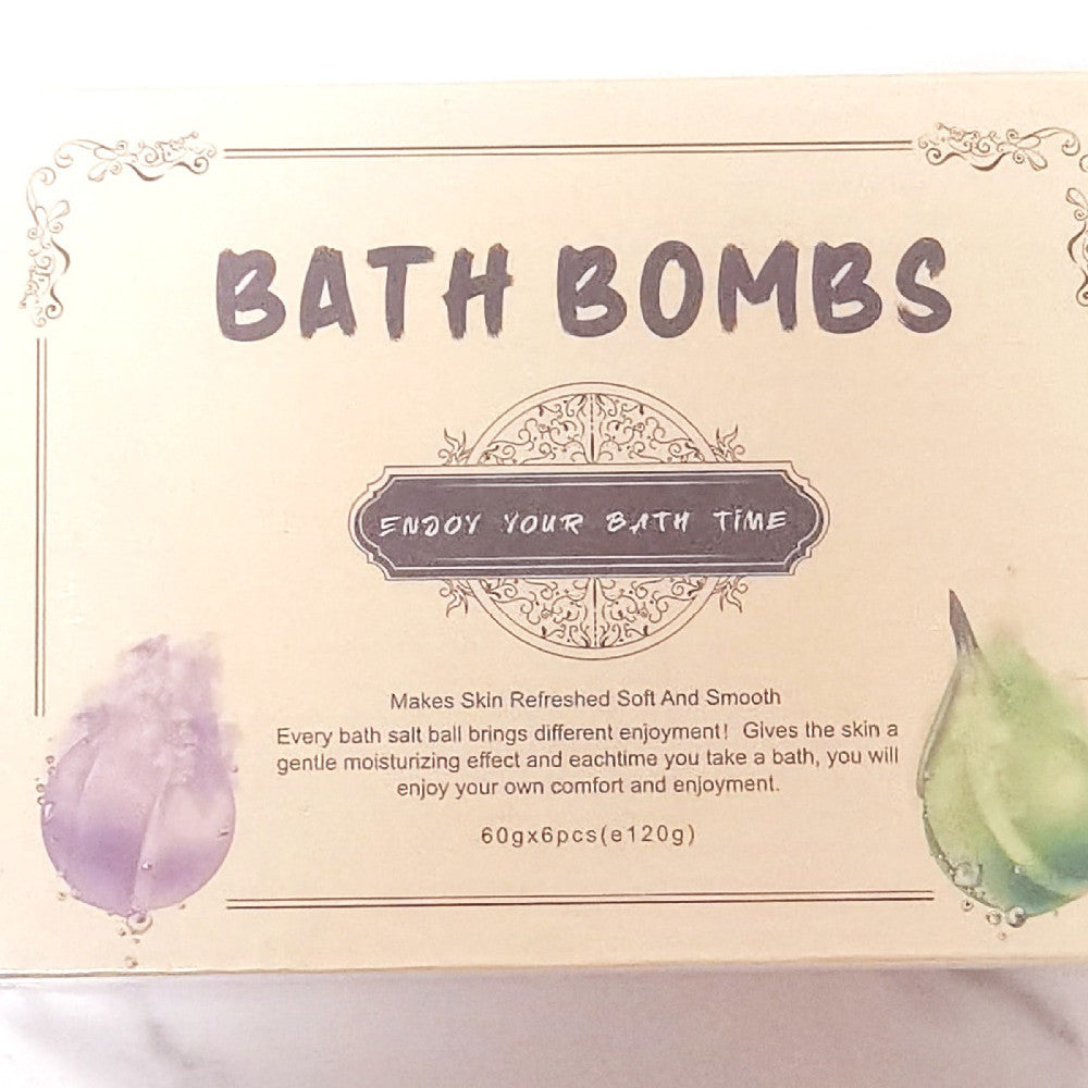 Bath Exfoliating Bath Salt Ball Case