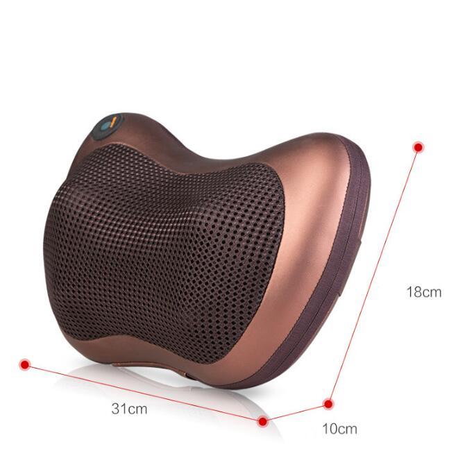 Electric Infrared Heating Kneading Neck Shoulder Back Body Spa Massage Pillow