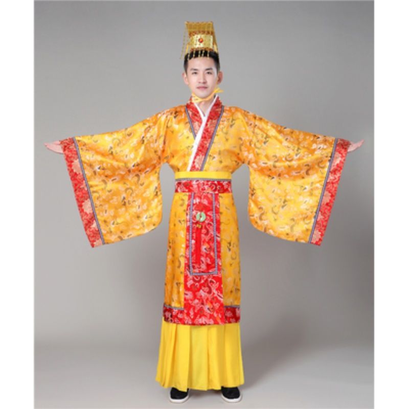 Ancient Costume Of Emperor Of Tang Dynasty Ancient Dragon Robe Of Emperor Wu