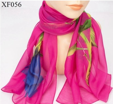 Print Chiffon Scarf Shawl