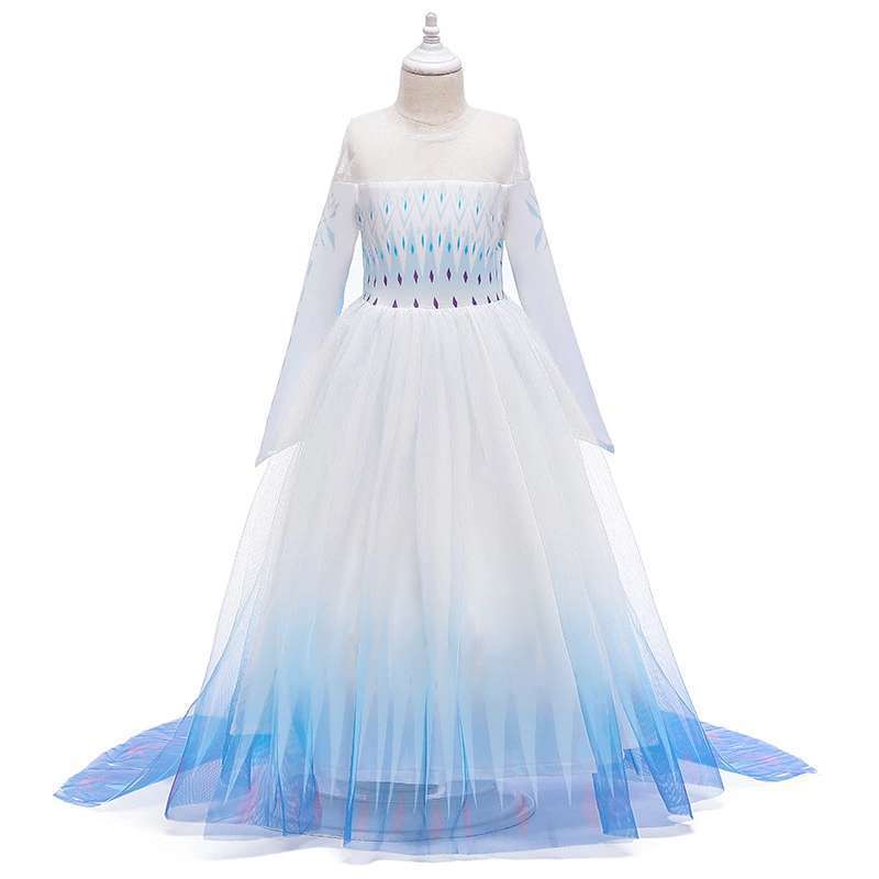 Long Sleeve Elsa Princess Skirt Frozen