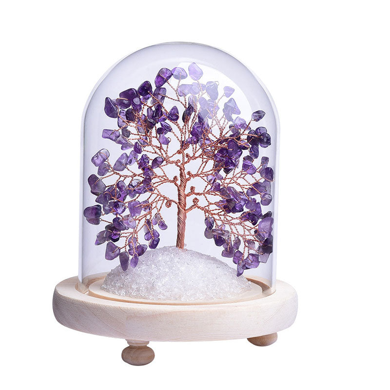 Natural Amethyst Rough Stone Flower Tree