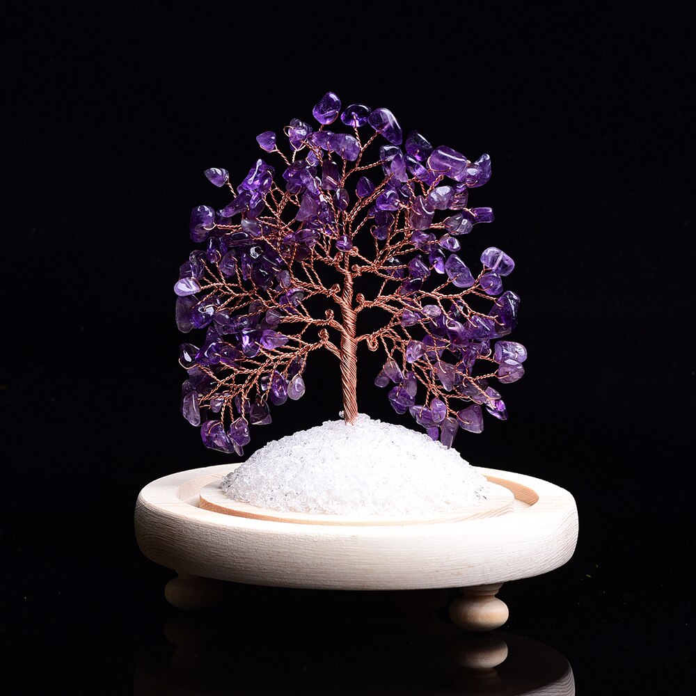 Natural Amethyst Rough Stone Flower Tree