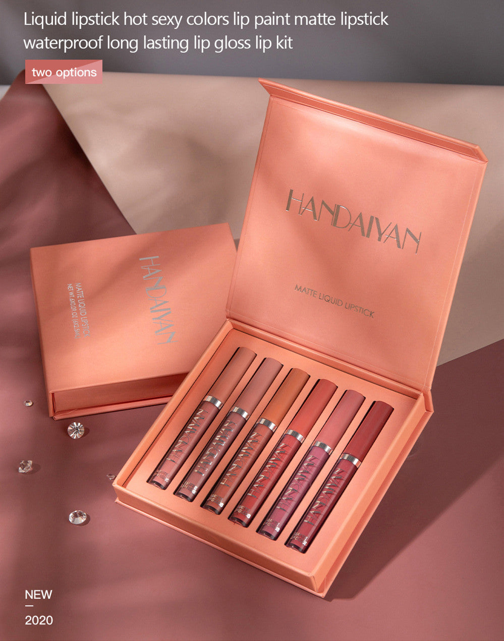 HANDAIYAN Matte Lip Gloss Kit