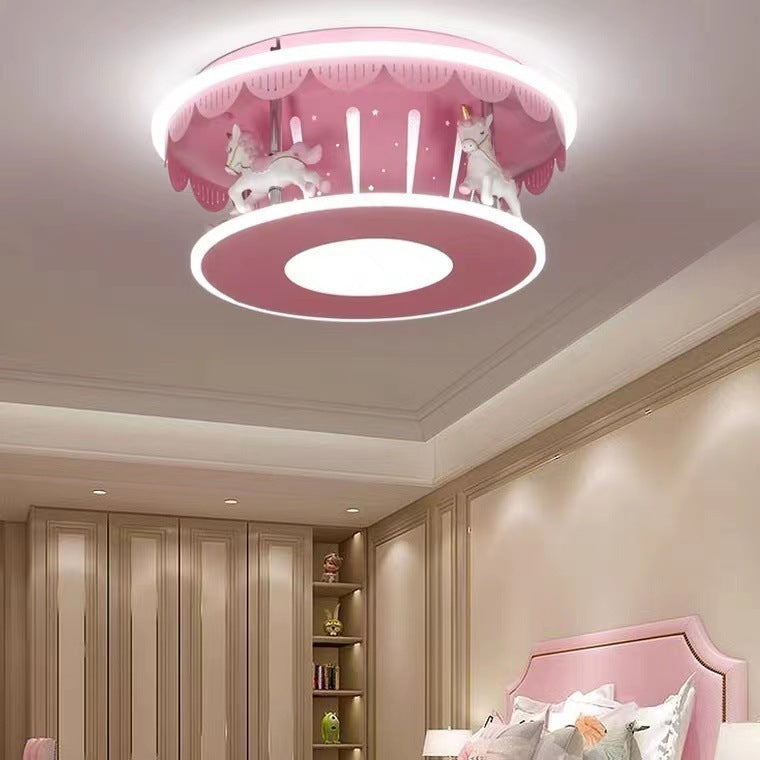 Children's Bedroom Light Rotating Girl's Room Overhead Light