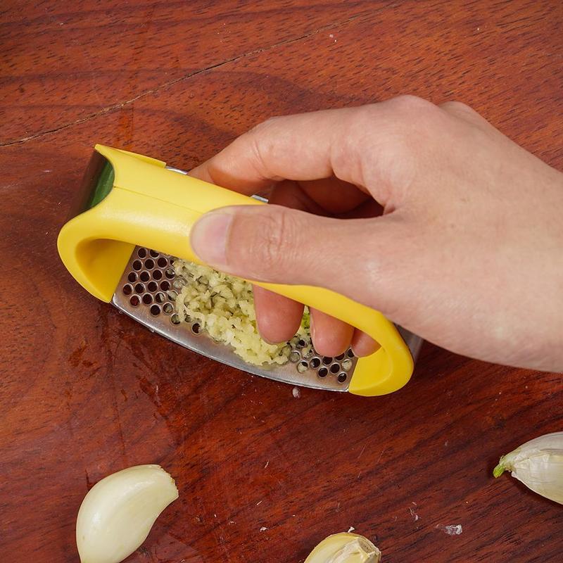 Stainless Steel Garlic Masher Garlic Press Tools Kitchen Gadgets