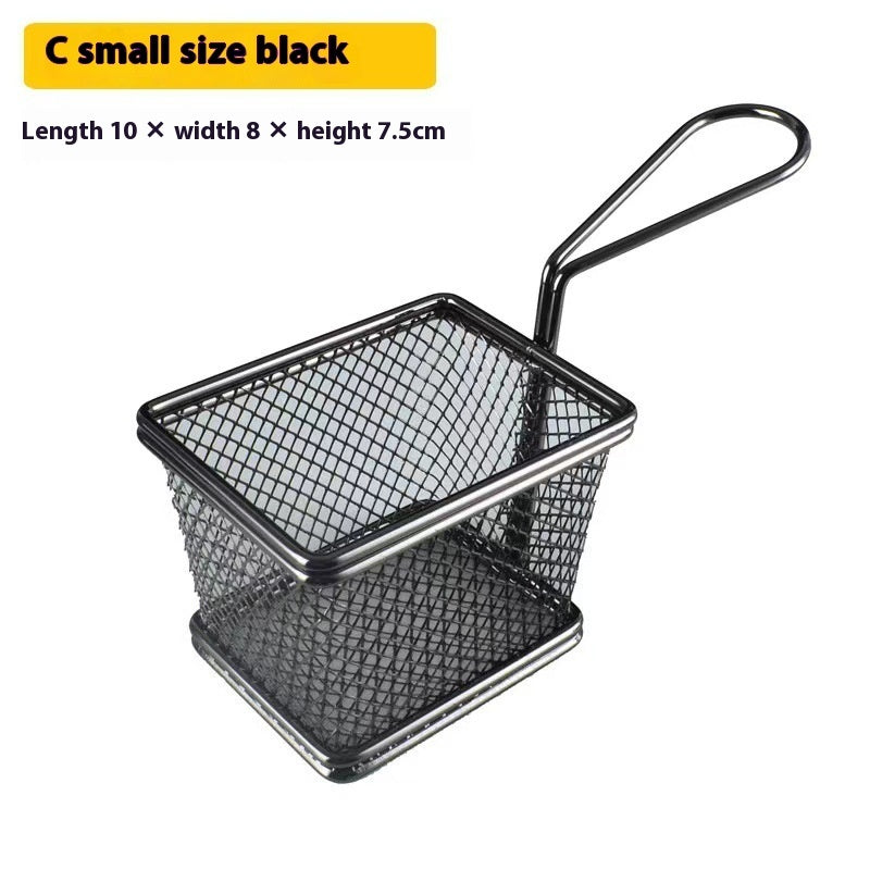 304 Stainless Steel Chips Basket Mini Frying Basket