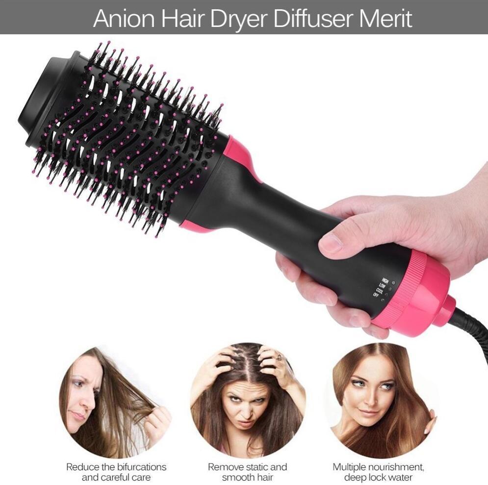 Hair Dryer Comb Multifunctional Comb Straightener Hair Curling