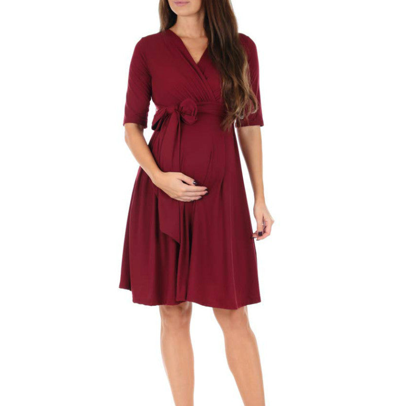 Women's Nursing Clothes Pregnant Women Dress