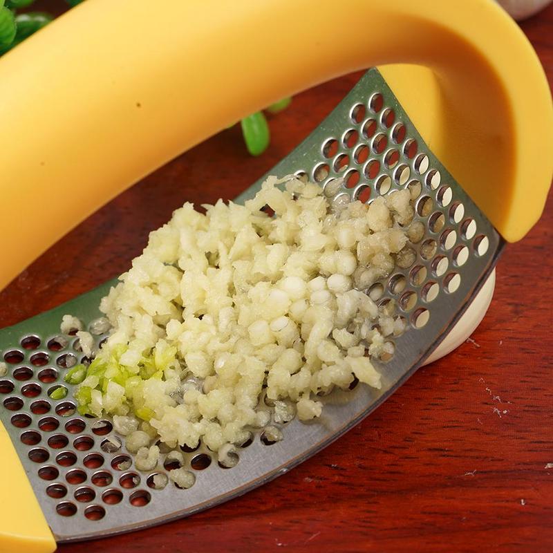 Stainless Steel Garlic Masher Garlic Press Tools Kitchen Gadgets