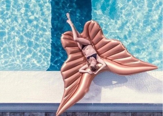 Pool Giant Angel Wings Floating Air Mattress