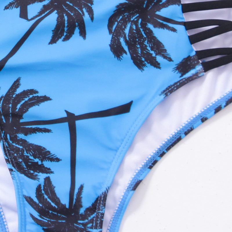 Coconut Tree Bandage Test Split Bikini