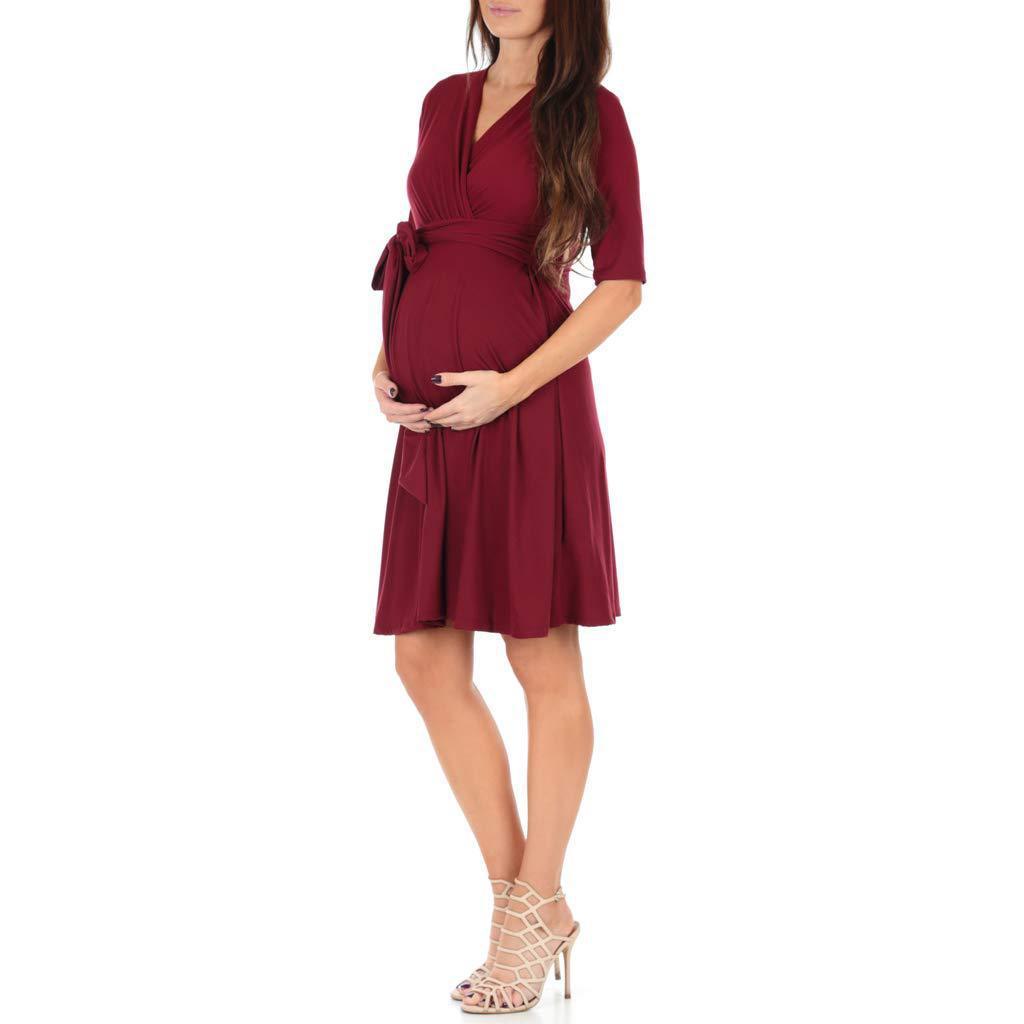 Women's Nursing Clothes Pregnant Women Dress