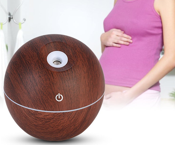 USB Aroma Essential Oil Ultrasonic Cold Steam Diffuser Air Humidifier Purifier 7 Color Change LED